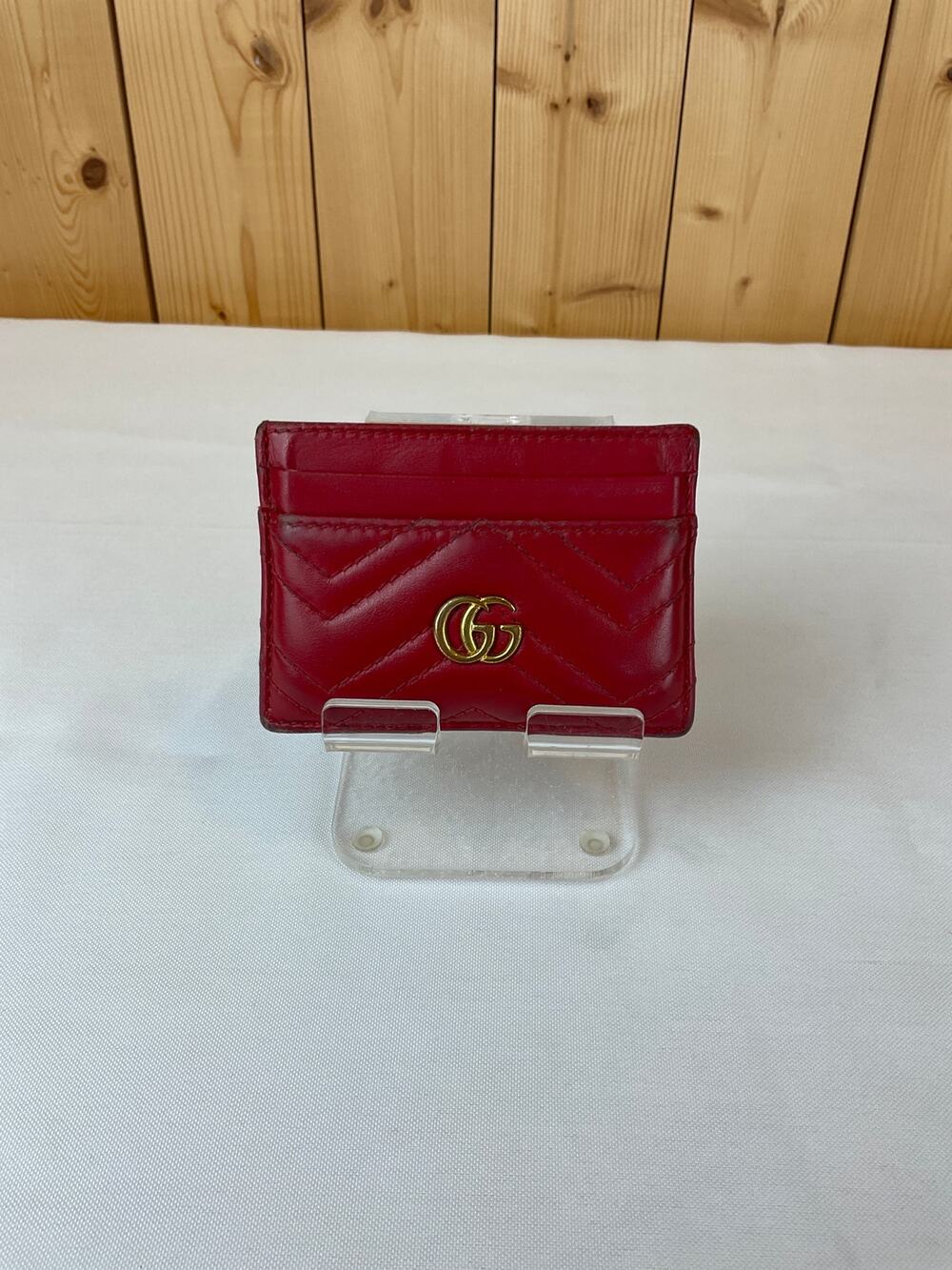 Gucci GG Marmont Card Case, Red
